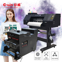 Imprimante DTF Gowin GW600 avec tête d'impression XP600, pour matériaux flexibles, textiles, étiquettes, impression à haute vitesse, portable, pour transfert sur T-shirts