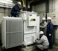 Transformateur de distribution triphasé à haute efficacité, hermétique, immergé dans l'huile, S13-M-630, 10 kV 0,4 kV, enroulement en cuivre pur