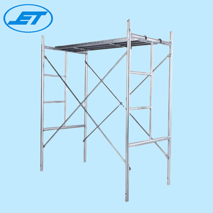 Industrial Mobile Scaffold Frame Lightweight Steel Construction Equipment for Scaffolding Building European Ladder Included - Product Image 1