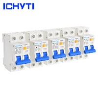 Disjoncteur différentiel CHYT NBT1LE-63 20A 63A 230VAC avec courbe C, capacité de coupure 6KA, certifié CE