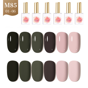 AILANUO <b>Nail</b> Supplies 15ml <b>Gel</b> Polish Full <b>Set</b> OEM Customized HEMA Free 6 Popular Colors <b>Nail</b> <b>Gel</b> Polish Collection <b>Set</b> - Product Image 1