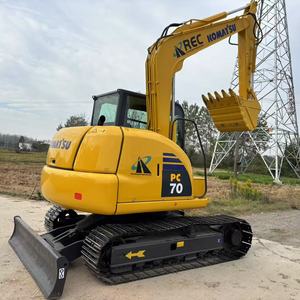 Giá rẻ, bán chạy, chất lượng cao, máy xúc Komatsu PC70 7 tấn cũ, nhập khẩu từ Nhật Bản - Product Image 2