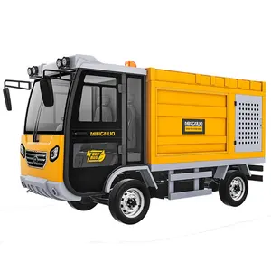 high pressure water spraying washing truck