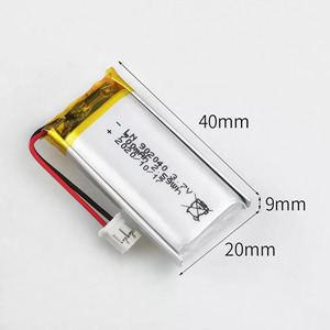 Высококачественный перезаряжаемый литий-ионный полимерный аккумулятор 3.<span class=keywords><strong>7</strong></span>В 700мАч <span class=keywords><strong>Lipo</strong></span> 902040 с PCM и разъемом - Product Image 2