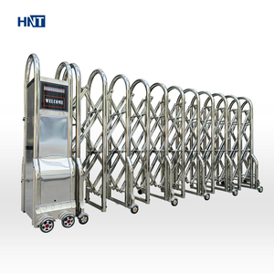 Cancello anteriore scorrevole e pieghevole per esterni retrattile industriale per esterni - Product Image 4