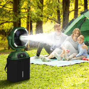 Ventilateur personnel rechargeable à piles avec lanterne LED, portable avec crochet de suspension pour le <span class=keywords><strong>camping</strong></span>, les voyages, les tentes et le bureau - Product Image 6