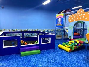 Tappetino da Gioco in Schiuma EVA Spessa 2cm a Tema Oceano Blu Moetry, Piastrelle Morbide Incastrabili per Pavimenti di Aree Gioco Interne per Bambini in Età Prescolare e Palestre - Product Image 5