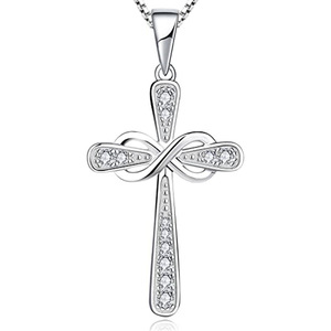 Collar con Colgante de Bucle de Möbius para Mujer, Diseño Infinito, Joyería de Moda, Uso Diario, Regalo - Product Image 5