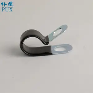 P loại Clip r Loại Clip cách điện ống PVC EPDM cao su kẹp nhựa duy nhất vít dây kẹp cao su lót thép Clip Cáp