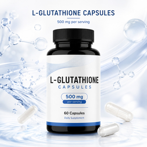 Capsules de L-glutathion liposomales GSH originales réduites à 500 mg, antioxydant beauté éclatant, végétaliennes, faibles en sucre, sans gluten, pour adultes - Product Image 3