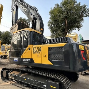 Excavatrice sur chenilles d'occasion Volvo EC210 de 21 tonnes, modèle coréen d'origine, également compatible avec les modèles EC140B et EC140BLC - Product Image 2