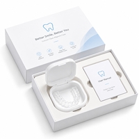 Boîte de rangement de luxe écologique réutilisable pour aligneurs orthodontiques transparents, avec fermeture magnétique et logo imprimé UV, pour accessoires de traitement dentaire