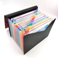 Classique 13 poches A4 organisateur de documents en plastique ignifuge dossier de fichiers extensible étanche pour Document