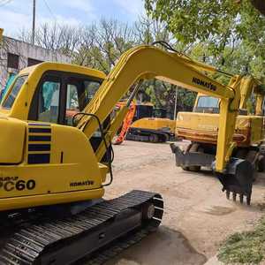 Excavadora Hidráulica Usada Komatsu PC60-7 de 6 Toneladas en Excelentes Condiciones, Origen Japón, Motor y Bomba Originales, Cucharón de 0.2-0.3m - Product Image 2