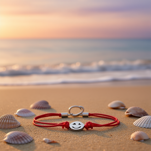 Tobillera de Hilo Rojo Angelina con Dije de Acero Inoxidable, Amuleto de la Suerte para Mujer, Joyería de Moda, Regalo - Product Image 2