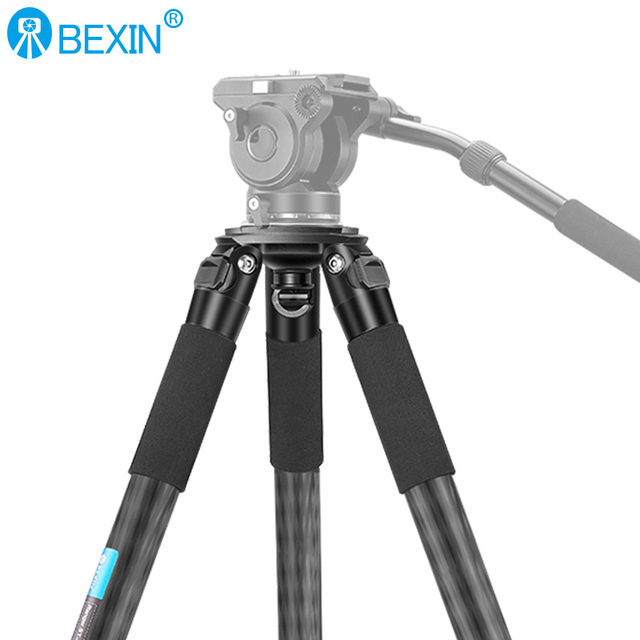 Professional Heavy Duty Carbon Fiber Tripod with a Load Capacity of 35KG Large Tube Tripod Outdoor Photography and Hunting Tripo