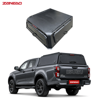 Capot rigide en alliage d'aluminium pour pick-up avec portes latérales solides et porte arrière vitrée pour Isuzu D-Max