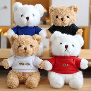 Kişiselleştirilmiş Sevimli Küçük Ayı Bebekleri Oyuncak Ayı Peluş Oyuncaklar Özel Logolu Tişörtler Peluş Bebek Hediyeleri - Product Image 2