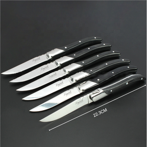 <span class=keywords><strong>Couteau</strong></span> à steak et dîner <span class=keywords><strong>Laguiole</strong></span> ultra-qualité 8 pouces pleine soie avec manche en bois <span class=keywords><strong>couteau</strong></span> de <span class=keywords><strong>cuisine</strong></span> aux fruits lame en acier - Product Image 2