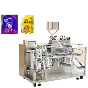 Factory Direct Automatic Sauce Fruit Juice Sauce Liquid Self-supporting Bag Horizontal Packaging Machine