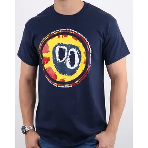 남자 소프트 남자 솔리드 100% 면 네이비 티셔츠 크루 넥 짧은 소매 티 로고 사용자 정의 로고 인쇄 티셔츠