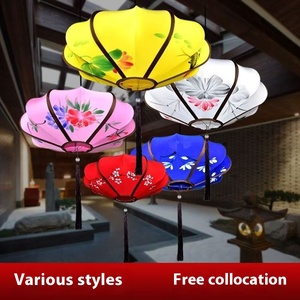 Antique Chinese <strong>Style</strong> LED Zen Hanging Lamps New Chinese <strong>Lantern</strong> for Chinese New Year Tea House Hot Pot Shop Decorations - Product Image 2