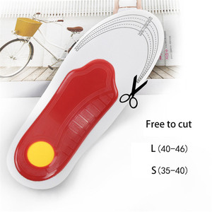 Factory Full Length <b>Cushioning</b> Shoe Insoles Plantar Fasciitis Feet Insoles Arch Supports Orthotics <b>Inserts</b> Relieve Flat Feet - Product Image 5