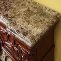 Cheminée électrique en bois massif de style américain avec manteau en marbre, pour salon, meuble décoratif d'entrée
