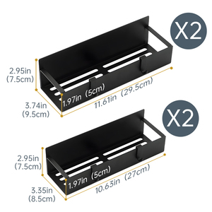 4 gói Kim Loại Di chuyển tủ lạnh kệ treo tường tủ lạnh từ tính lưu trữ tổ chức nhà bếp gia vị giá - Product Image 2