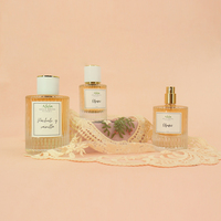 Botol en verre vaporisateur de parfum en verre 30ml 50ml 100ml emballage vide de luxe bouteilles d'huile de parfum avec boîte OEM ODM nouveauté