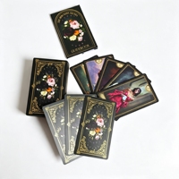 Jeu de cartes de tarot personnalisé imprimé sur mesure, papier de haute qualité, impression de logo, design classique, édition anglaise et espagnole, jeu de société
