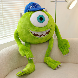 Peluche <span class=keywords><strong>Mike</strong></span> Big Eyes, Monstre à Trois Yeux, Poupée pour machine à griffes, Cadeau pour enfants, Décoration de chambre - Product Image 2