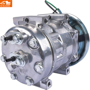 Compresor de aire acondicionado KHR3241 47759181 LC91V00001F1 para Kobelco SK200 SK400, caja de SK-6 CX210, excavadora de correa de enlace - Product Image 4