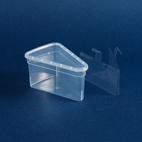Boîte d'emballage triangulaire personnalisable UV pour gâteau au lait de coco cru, plateau intérieur multicouche en plastique PP de qualité alimentaire de la marque BOHE