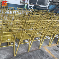 Chaises Chiavari lisses, vente en gros d'usine, événements festifs, mariage, chaises en métal, fer, chaises modernes, salle à manger, hôtel, mobilier d'hôtel, moderne