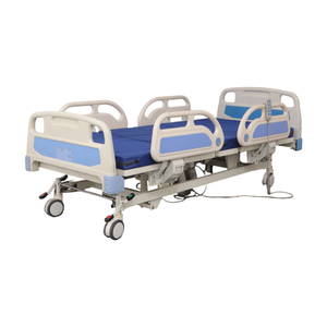 <span class=keywords><strong>Lit</strong></span> <span class=keywords><strong>d</strong></span>'<span class=keywords><strong>hôpital</strong></span> électrique à trois fonctions pour patients âgés en soins intensifs, équipement médical, fabrication à prix abordable avec barrière <span class=keywords><strong>de</strong></span> sécurité en ABS - Product Image 5