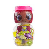 MINICRUSH gelée de fruits jouet pot fille confiserie en forme de fruits gelée bonbons pour princesse