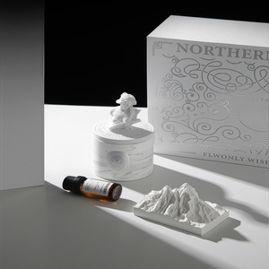 Biểu Tượng Tùy Chỉnh Màu Sắc Sang Trọng Ưa Thích Nến Khuếch Tán Có Thể Với Nắp Hương Liệu Nến Bao Bì Hộp Quà Tặng Và Túi Giấy Thiết Lập - Product Image 4