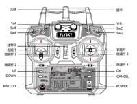 FLYSKY FS-i6X 10CH 2.4GHz AFHDS Jouet Partie 2A Émetteur RC Avec X6B/iA6B/A8S/iA10B/iA6 Récepteur pour RC FPV Racing Drone Avion