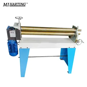 Sheet Metal Bending Machine Electric Manual Sheet Metal Rolling 3 Rolls Plate Bending Machine