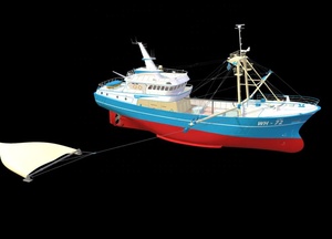 Grandsea 105ft Seaworthy coppia pescherecci da traino laterali nave da pesca commerciale per la vendita - Product Image 4