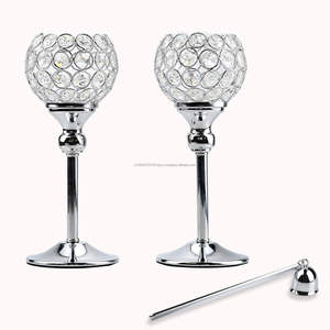 Bougeoirs industriels élégants en métal Design élégant Parfait pour les centres de table Décoration intérieure et événements du fournisseur indien - Product Image 1