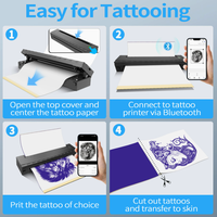 Printer Stencil Tato Termal Mini A4 Portabel