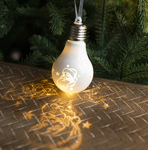 Adornos Navideños Creativos de Plástico para Árbol de Navidad, Bolas Decorativas con Impresión UV, 8*6*6cm, Modelo <span class=keywords><strong>Redshark</strong></span> RS-LED Ball2 - Product Image 6