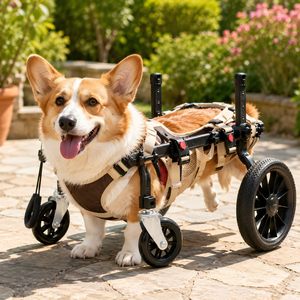 <span class=keywords><strong>Chariot</strong></span> de mobilité à quatre roues avec cadre extensible <span class=keywords><strong>pour</strong></span> chiens handicapés et <span class=keywords><strong>pour</strong></span> la rééducation à la marche assistée, fauteuil roulant <span class=keywords><strong>pour</strong></span> <span class=keywords><strong>chien</strong></span> - Product Image 4