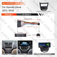 Écran de lecteur multimédia pour voiture Android 12,3 pouces, cadre de radio, prix direct usine, compatible avec HYUNDAI VERNA 2011-2016