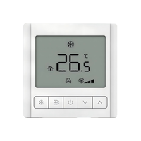 Thermostat de contrôle de la température ambiante programmable avec écran LCD de haute qualité pour usage domestique, précision 0,1, OEM ODM, ventilateur à moteur à 3 vitesses AC