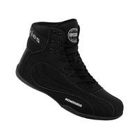 Chaussures de boxe unisexes personnalisées en gros avec soutien de la cheville, antidérapantes et respirantes pour adultes et enfants, idéales pour le kickboxing et l'entraînement en salle de sport, commande en gros