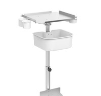 Chariot médical mobile universel avec support pour échographe Doppler couleur, garantie 1 an