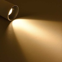 Moderna Lámpara LED de Techo Empotrada de 12W, CRI 90, IP20, Impermeable, Regulable, de Aluminio COB, para Baño y Hotel